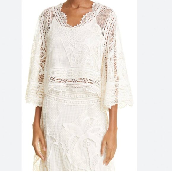 FARM Rio Guipure Lace Blouse - Picture 1 of 11